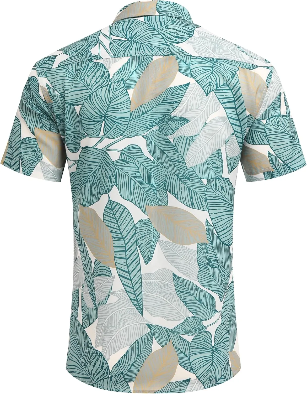 COOFANDY Mens Hawaiian Shirts Short Sleeve Casual Button Down Tropical Beach Shirt