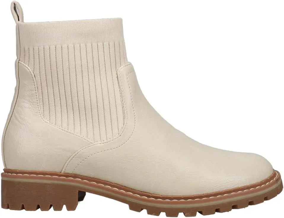 Corkys Footwear Womens Cabin Fever Bootie - Featuring a Sock Top Upper, A Lug Outsole with a 1-Inch Heel, Comfortable and Cushioned Insoles For All-Day Wear