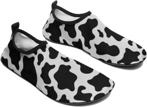 Cow Pattern Wading Shoe Non Slip Water Shoes Quick Dry Barefoot Aqua Socks Rain Boots Walking Shoes Sport Footwear