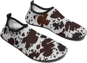 Cow Pattern Wading Shoe Non Slip Water Shoes Quick Dry Barefoot Aqua Socks Rain Boots Walking Shoes Sport Footwear