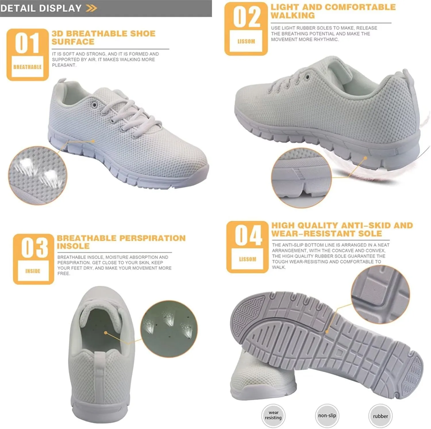 Cute Shoes for Girls Lace Up Sneakers Little Kids Tennis Sport Shoes for School Running Hiking
