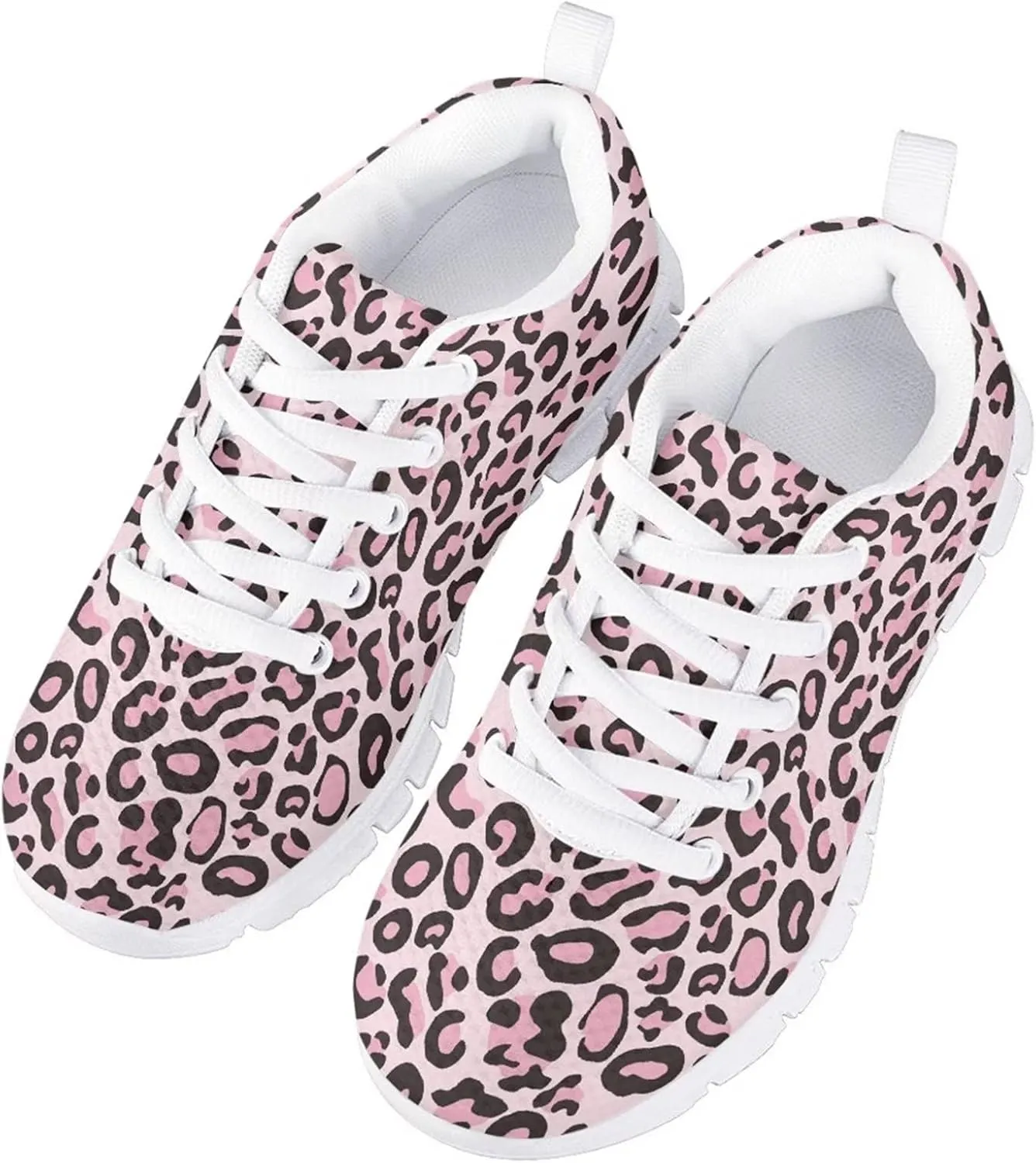 Cute Shoes for Girls Lace Up Sneakers Little Kids Tennis Sport Shoes for School Running Hiking