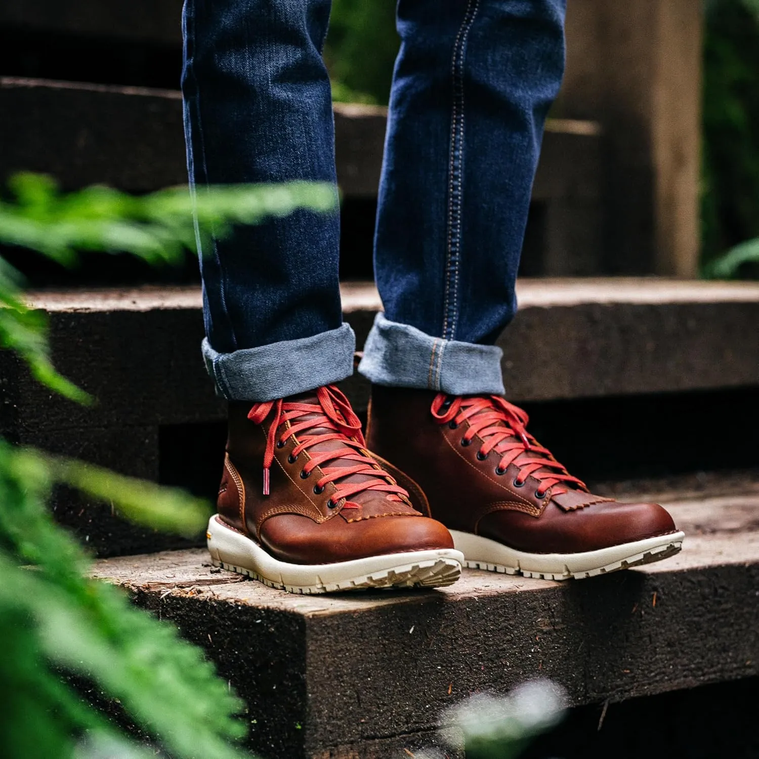 Danner Logger 917 6" Waterproof Hiking Boots for Men - Full-Grain Leather with Breathable Gore-Tex, Vibram SPE Midsole, and 917 Traction Outsole
