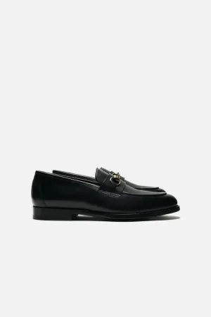Delaine Horse Bit Slip On Loafers