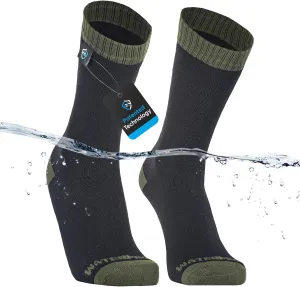 DexShell Waterproof Socks for Men & Women - Mid Calf Boot Sock, Warm for Hiking Camping in Extreme Cold Wet Weather