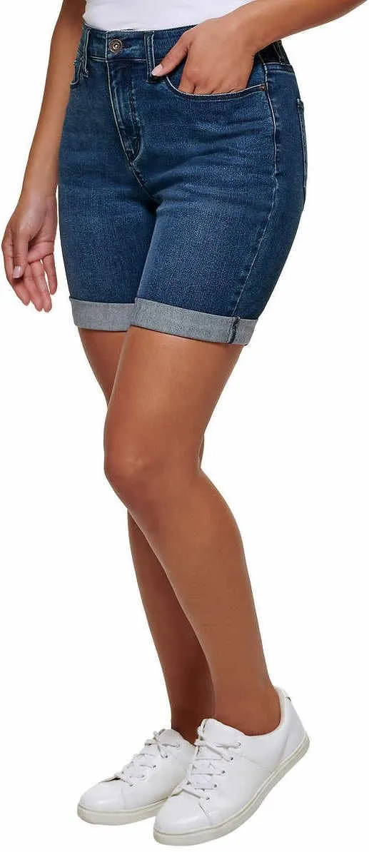 DKNY Jeans Womens Midweight Bermuda Jeans Short