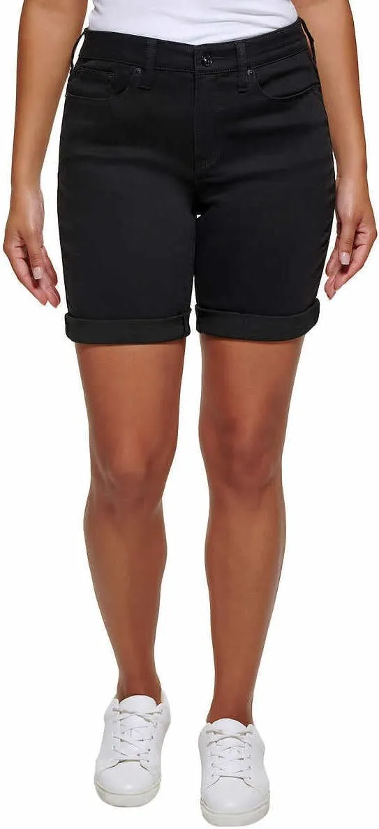 DKNY Jeans Womens Midweight Bermuda Jeans Short