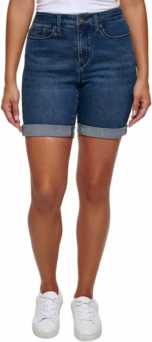 DKNY Jeans Womens Midweight Bermuda Jeans Short