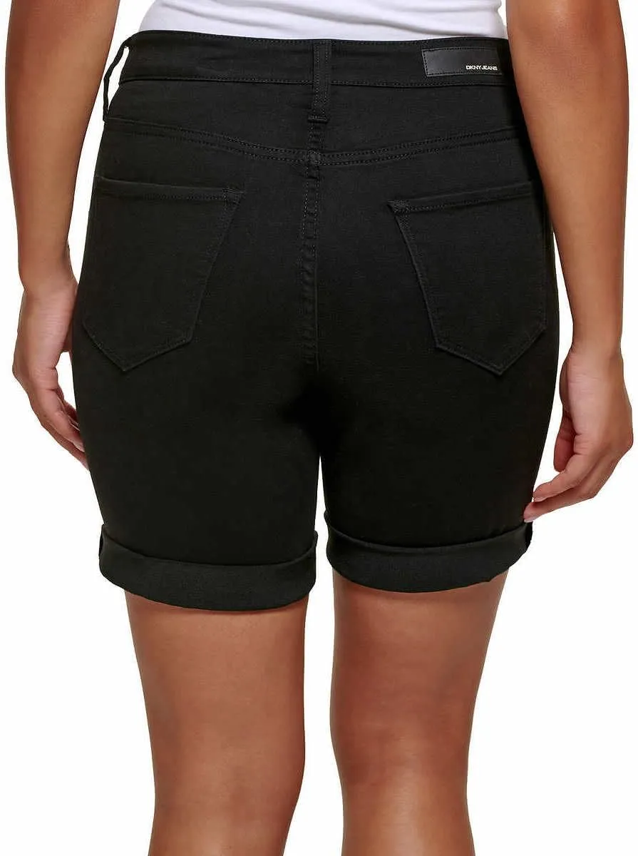 DKNY Jeans Womens Midweight Bermuda Jeans Short