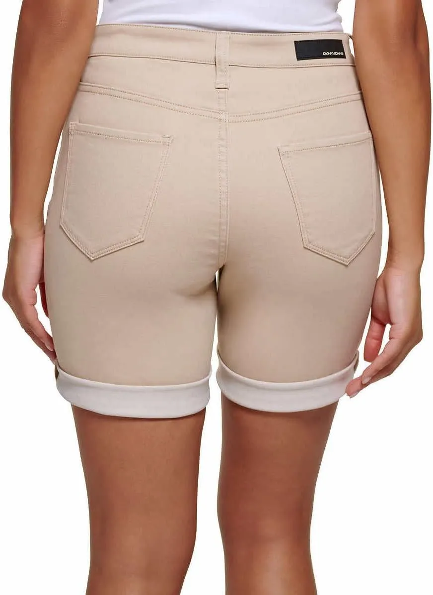 DKNY Jeans Womens Midweight Bermuda Jeans Short