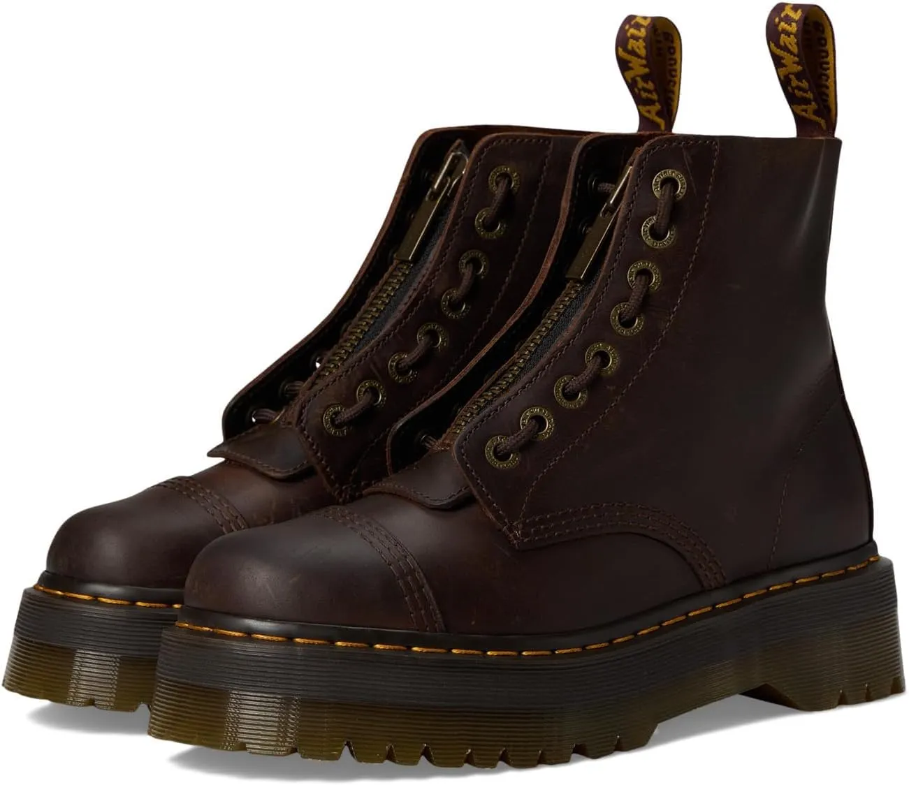 Dr. Martens Women's Sinclair Leather Platform Boots Fashion