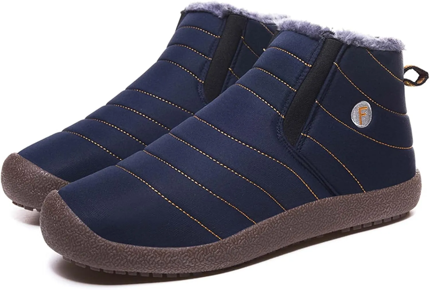 Eliogn Boys Girls Snow Boots Winter Warm High-Top Shoes Outdoor Sports Non-Slip Hiking Shoes Winter Shoes Antiskid Boots for Kids