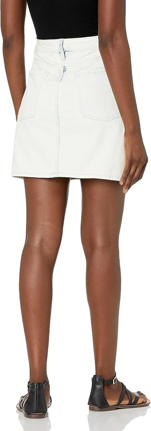 Ella Moss Women's High Waist Denim Mini Skirt