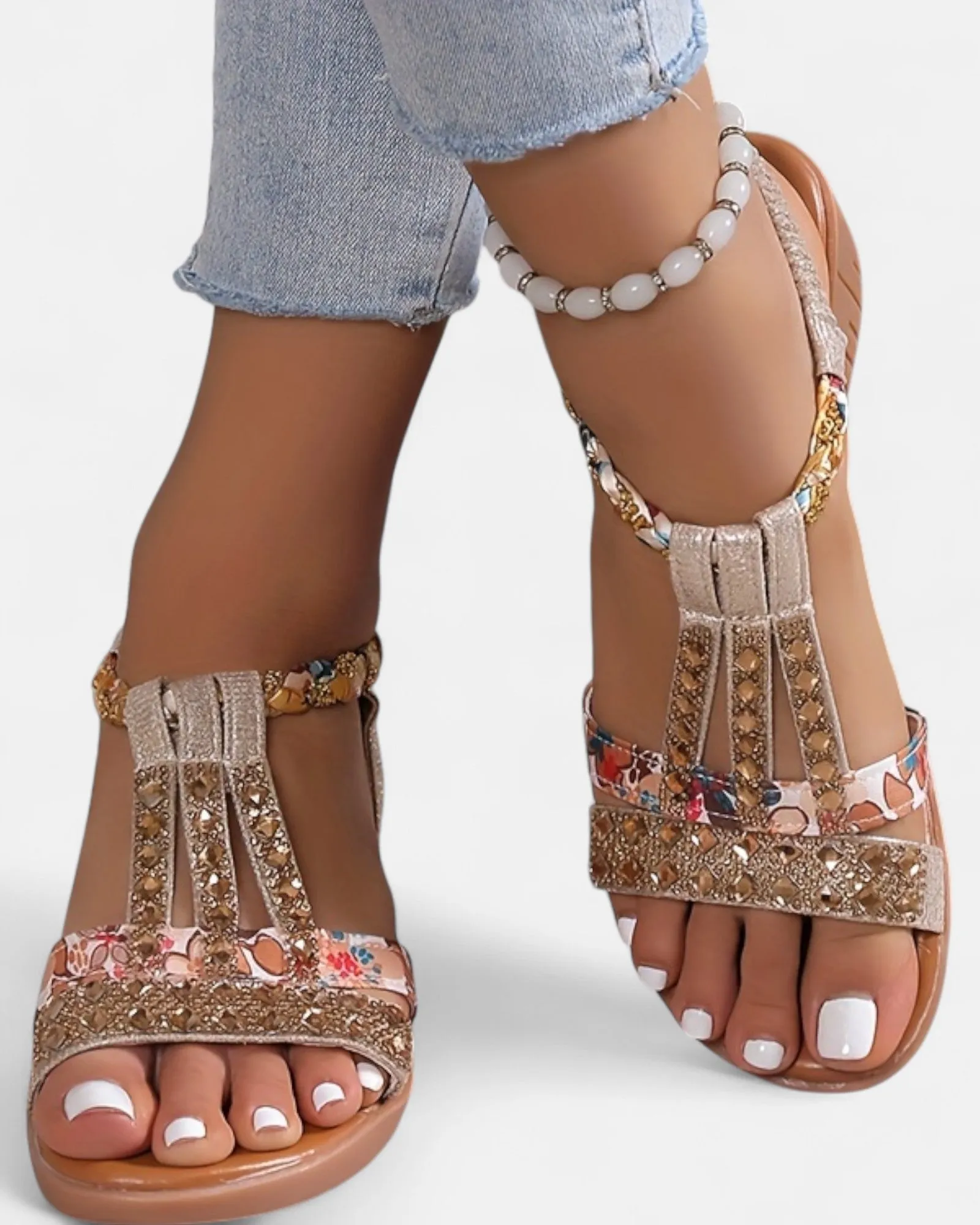 Emily – Stylish Bohemian Wedge Sandals
