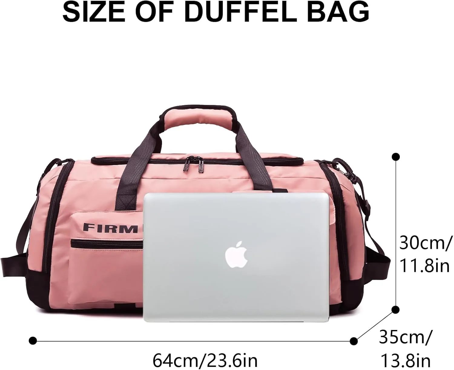 Eslcorri Gym Duffle Bag for Women Men, Sports Backpack with Wet & Shoe Compartment, Fitness Overnight Weekender Bag for Yoga, Swim, Travel (Style A, Green)