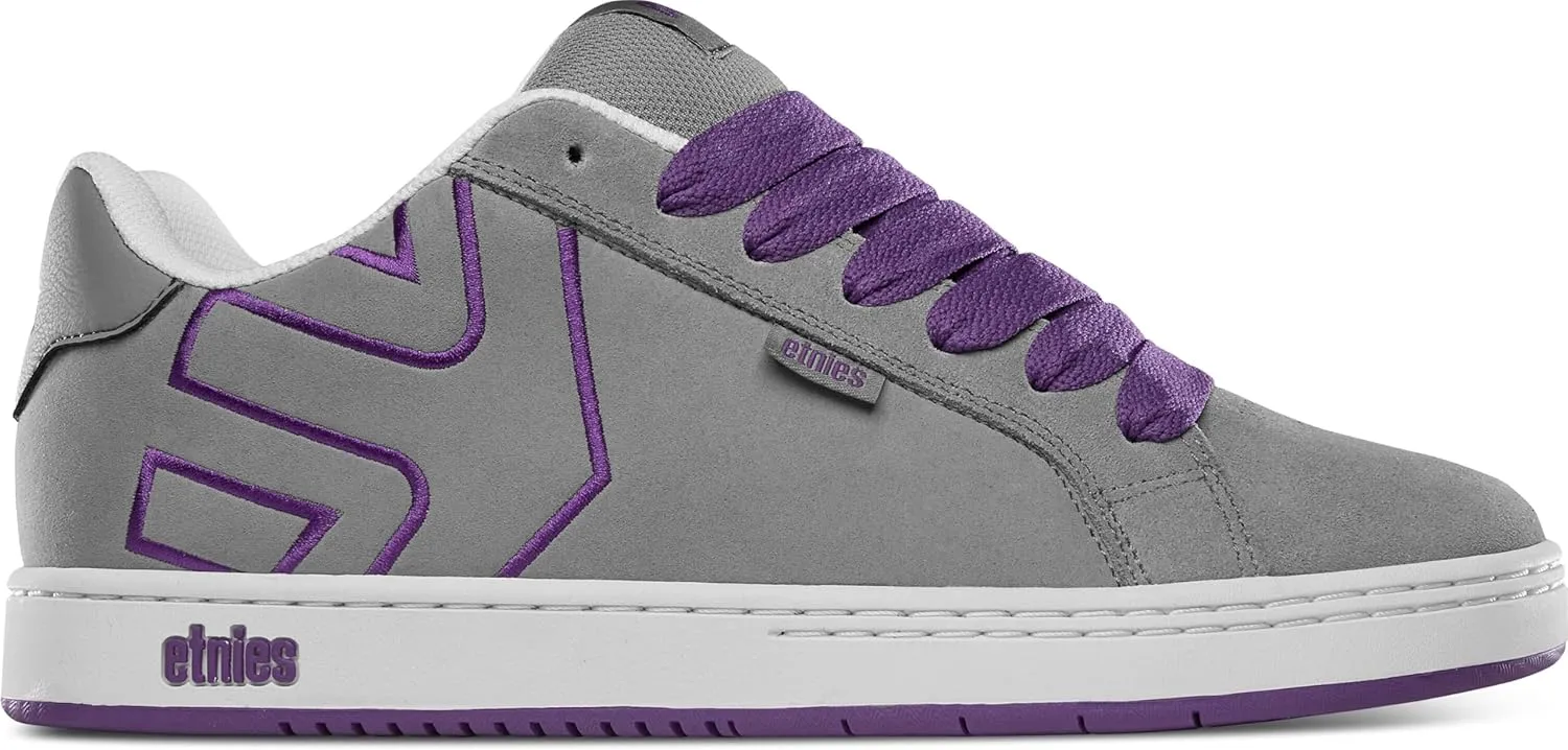 Etnies Men's Low-Top Sneakers Skate Shoe, Grey Purple, 6.5