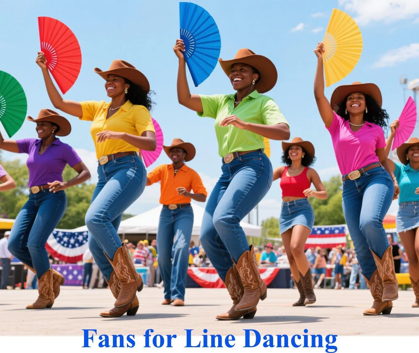 Fans for Line Dancing 3Pack Boots on The Ground Hand Fan Clack Clacking Large Folding Fans Big Handheld Clapping Snapping Cowboy Clacker Line Dance Popping Fan That Make Sounds pop (3pcs Black)