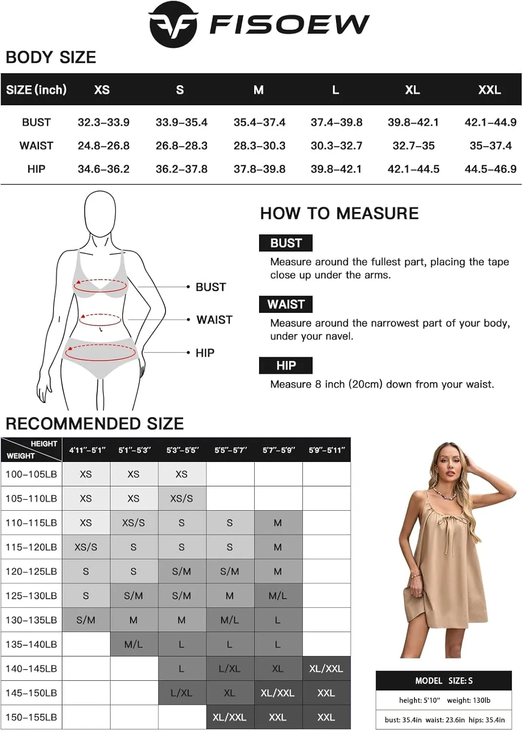 Fisoew Womens Spaghetti Strap Swimsuit Coverup Summer Linen Tie Backless Sleeveless Beach Cami Mini Dress with Pockets