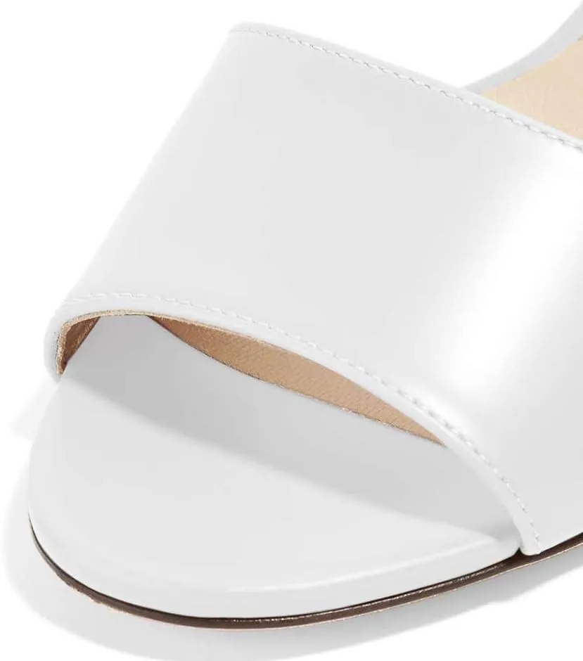 FOWT Women Peep Toe Mules Stiletto High Heels Sandals Party Evening Prom Office Comfort Casual Shoes Full Size 4-15 M US