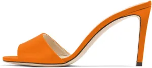 FOWT Women Peep Toe Mules Stiletto High Heels Sandals Party Evening Prom Office Comfort Casual Shoes Full Size 4-15 M US