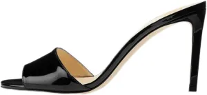 FOWT Women Peep Toe Mules Stiletto High Heels Sandals Party Evening Prom Office Comfort Casual Shoes Full Size 4-15 M US