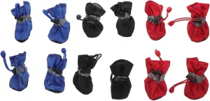 GANAZONO 3Sets Dog Rain Boots Thickened Pet Rain Shoes for Dogs Durable Stylish for Rainy Days Outdoor Adventures
