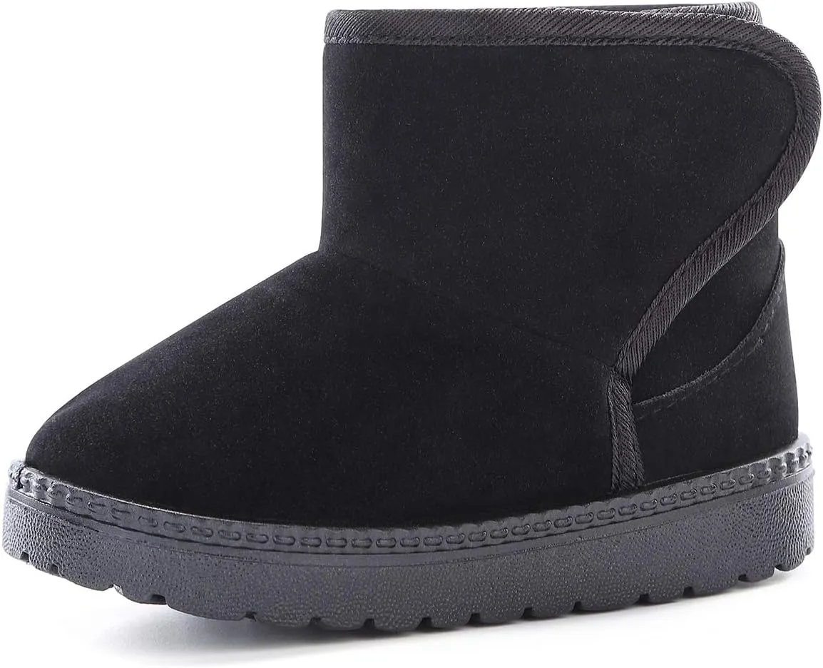 Girls Boys Warm Winter Boots Kids Outdoor Snow Boots(Toddler/Little Kid)