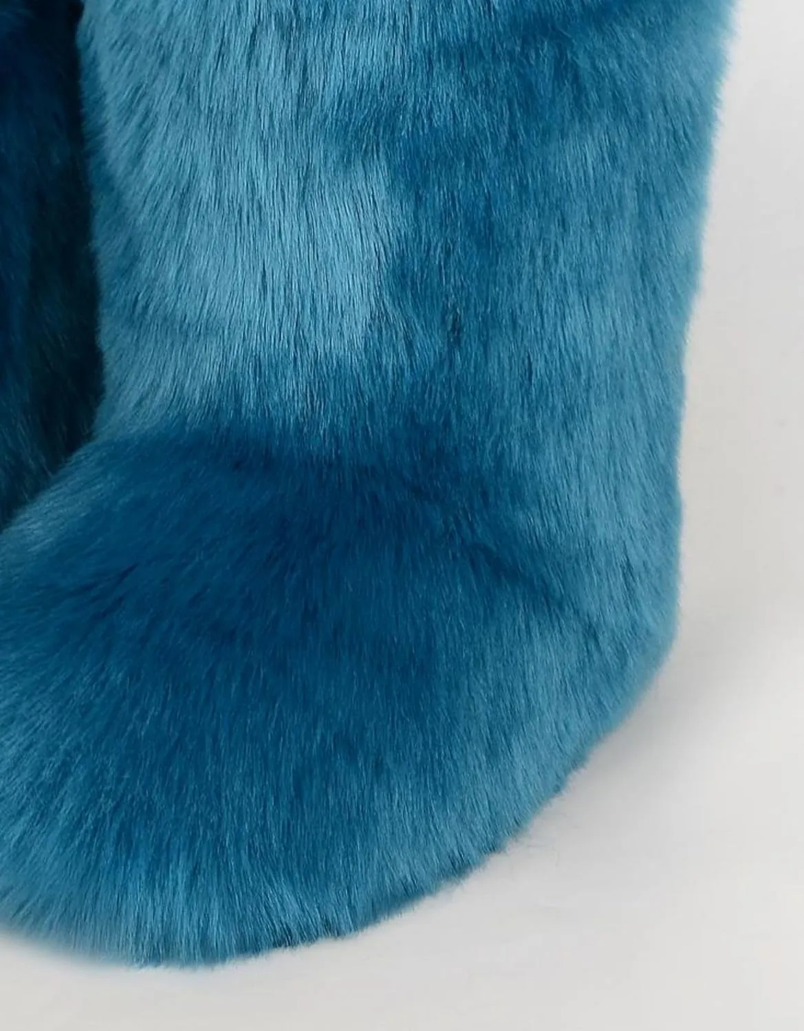 Girls Fluffy Furry Snow Boots Faux Fur Winter Warm Outdoor Boots