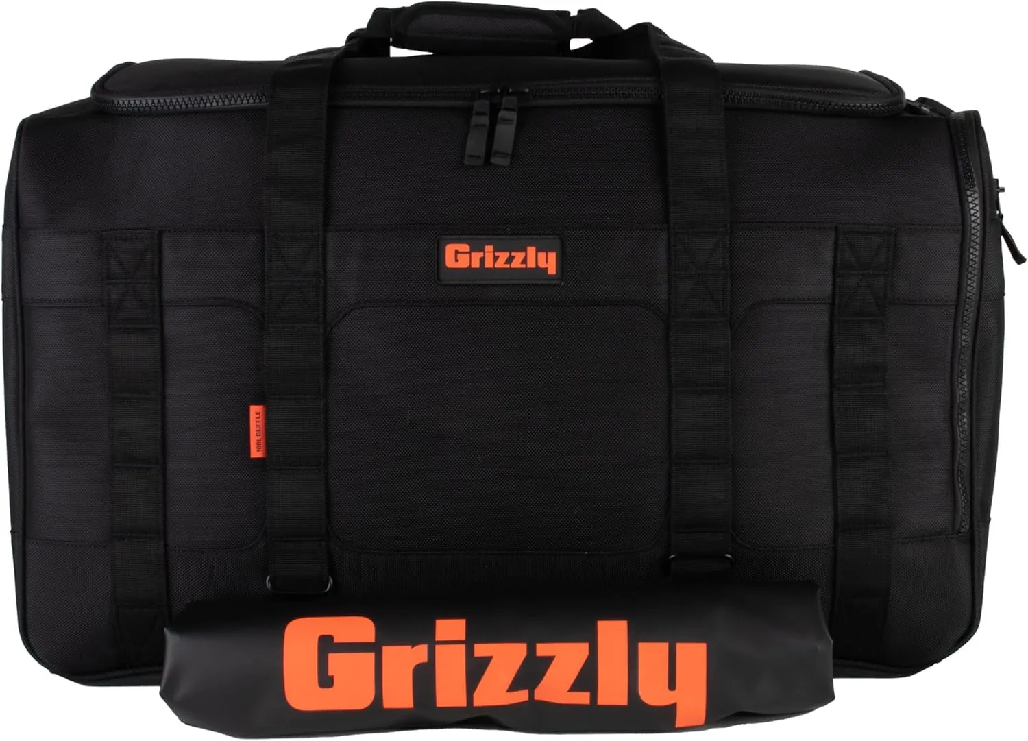 Grizzly Duffle 100 | Heavy-Duty Construction | Water Resistant Base | 100L Capacity | Large Storage Pocket | Blackout