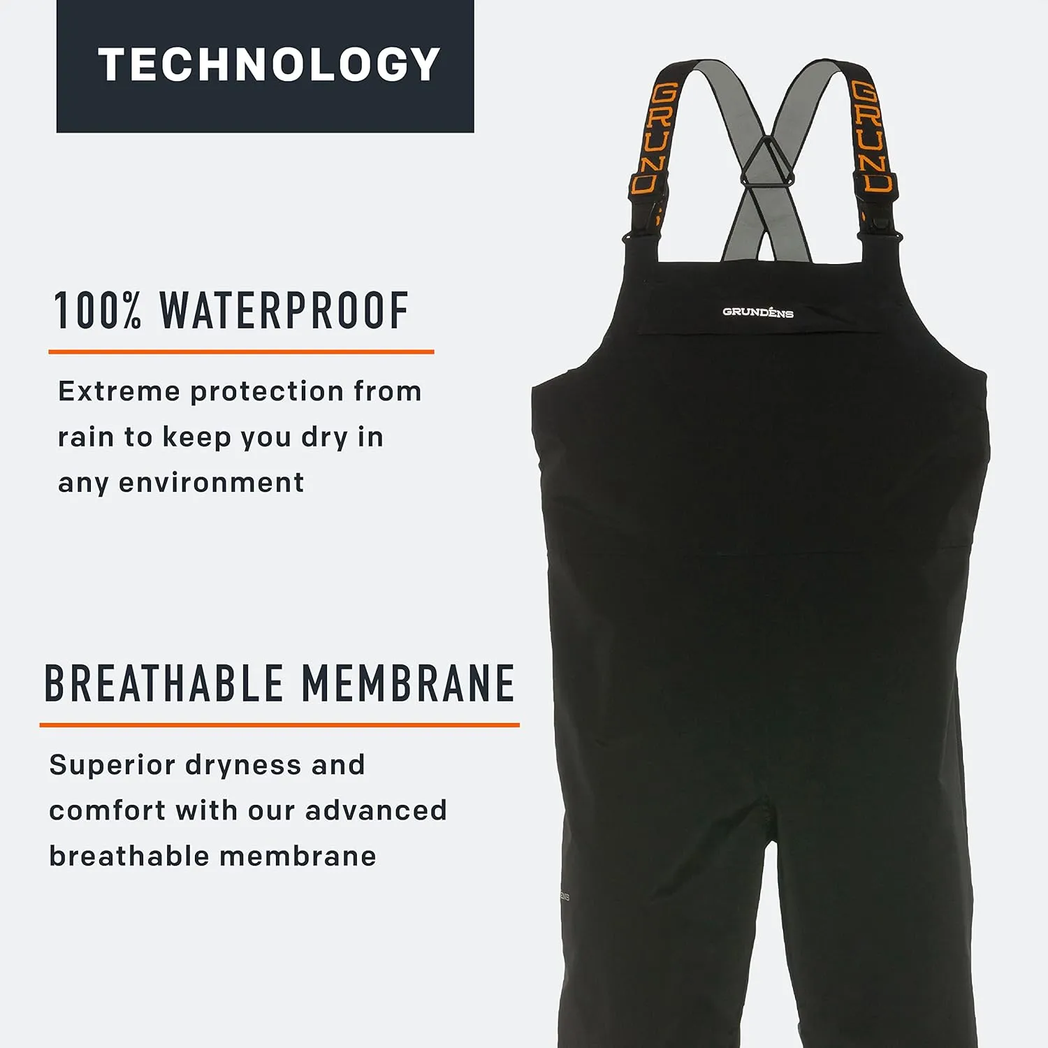 Grundens Men's Full Share CSA Bib | Waterproof, Breathable