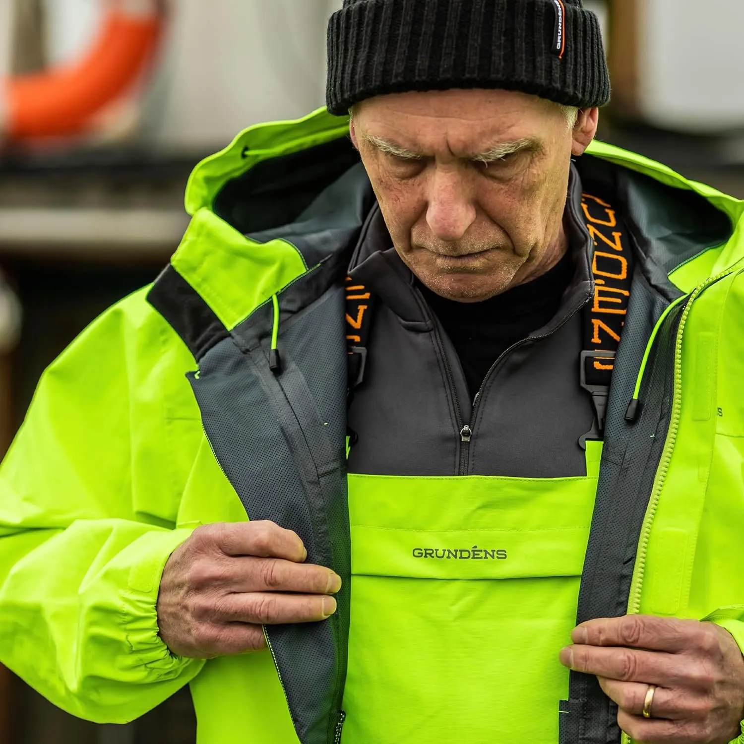 Grundéns Men’s Full Share Bib | Waterproof, Breathable