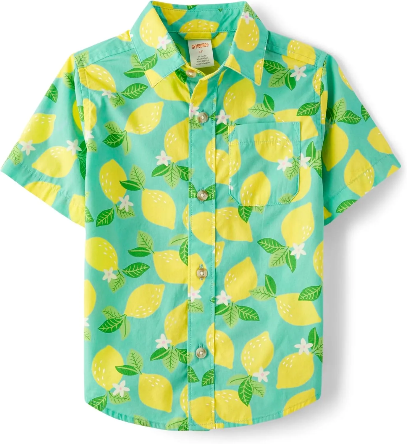 Gymboree boys And Toddler Short Sleeve Button Up Shirt