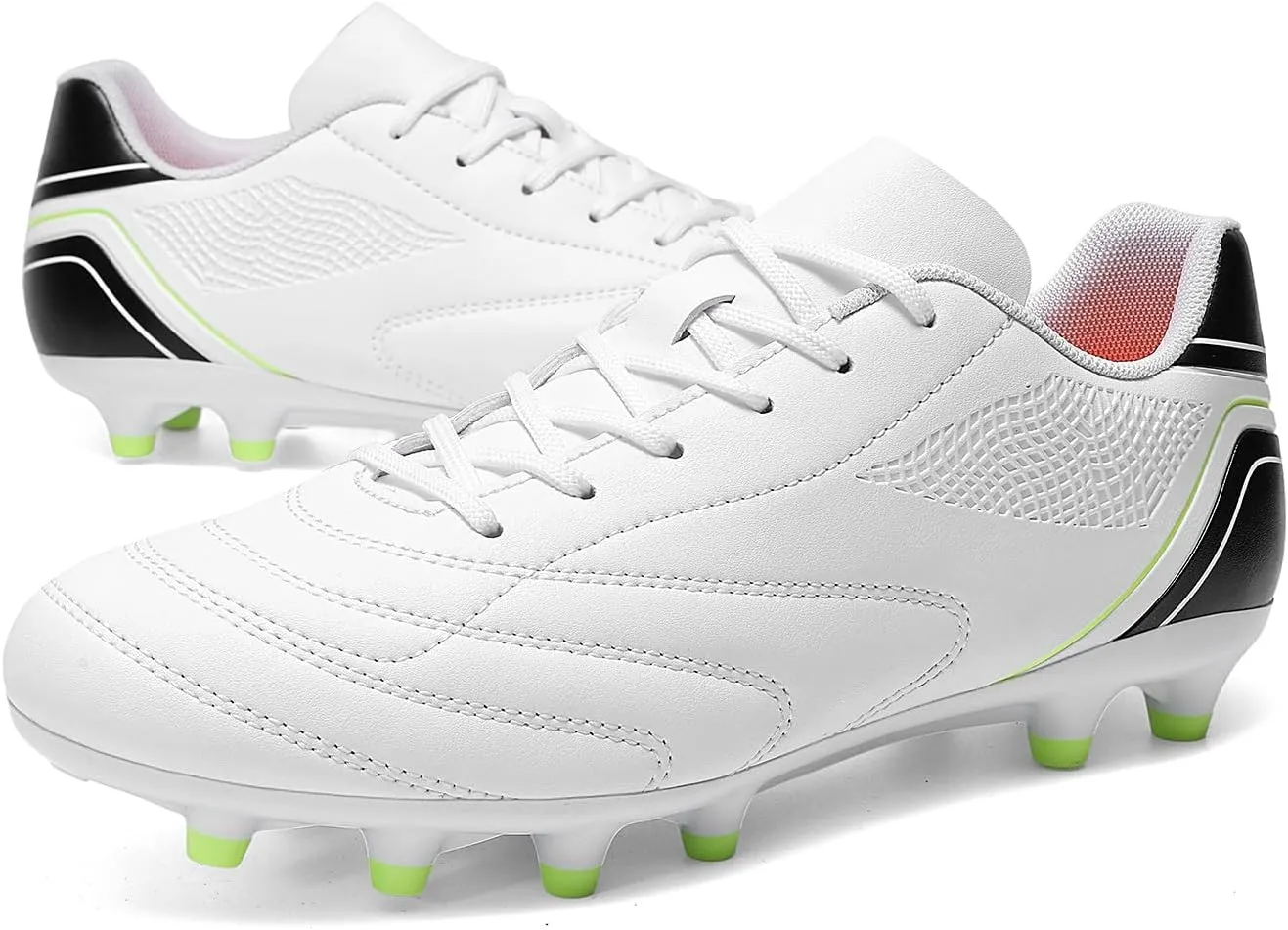 HaloTeam Soccer Shoes Mens Cleats Outdoor Professional Training Turf Football Boots Breathable Athletic Sneaker for AG/FG