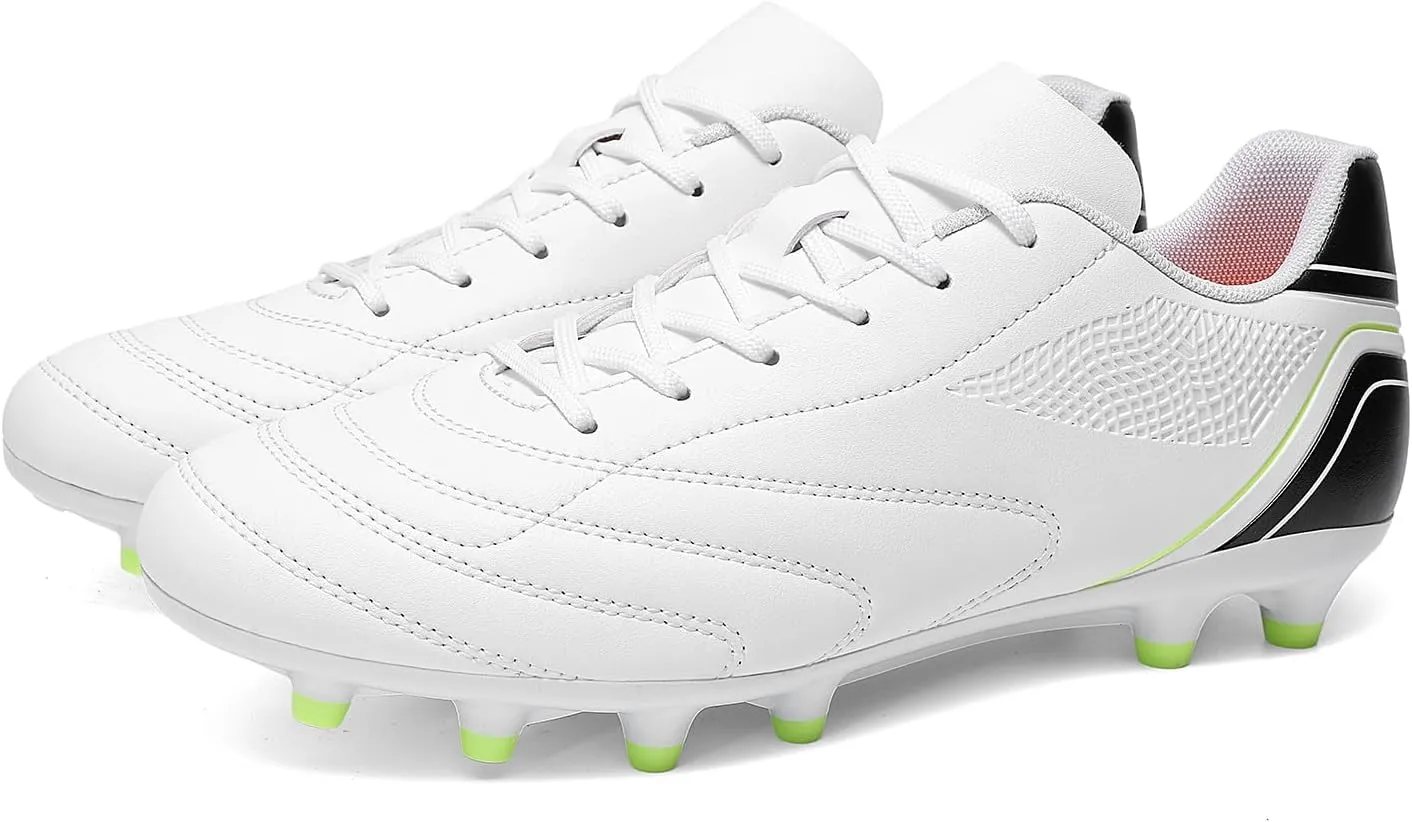 HaloTeam Soccer Shoes Mens Cleats Outdoor Professional Training Turf Football Boots Breathable Athletic Sneaker for AG/FG
