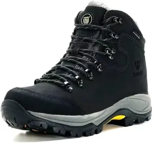 hiwalk Men's Waterproof Hiking Boots Breathable All-Terrain Lightweight Ankle Boots Trekking Working Climbing Shoes