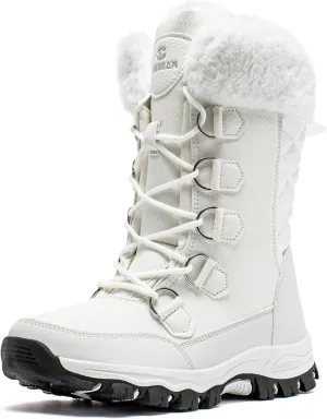 HOBIBEAR Girls Boys Kids Snow Boots Waterproof Slip Resistant Outdoor Winter Shoes(Kids/Little Kids/Big Kids)