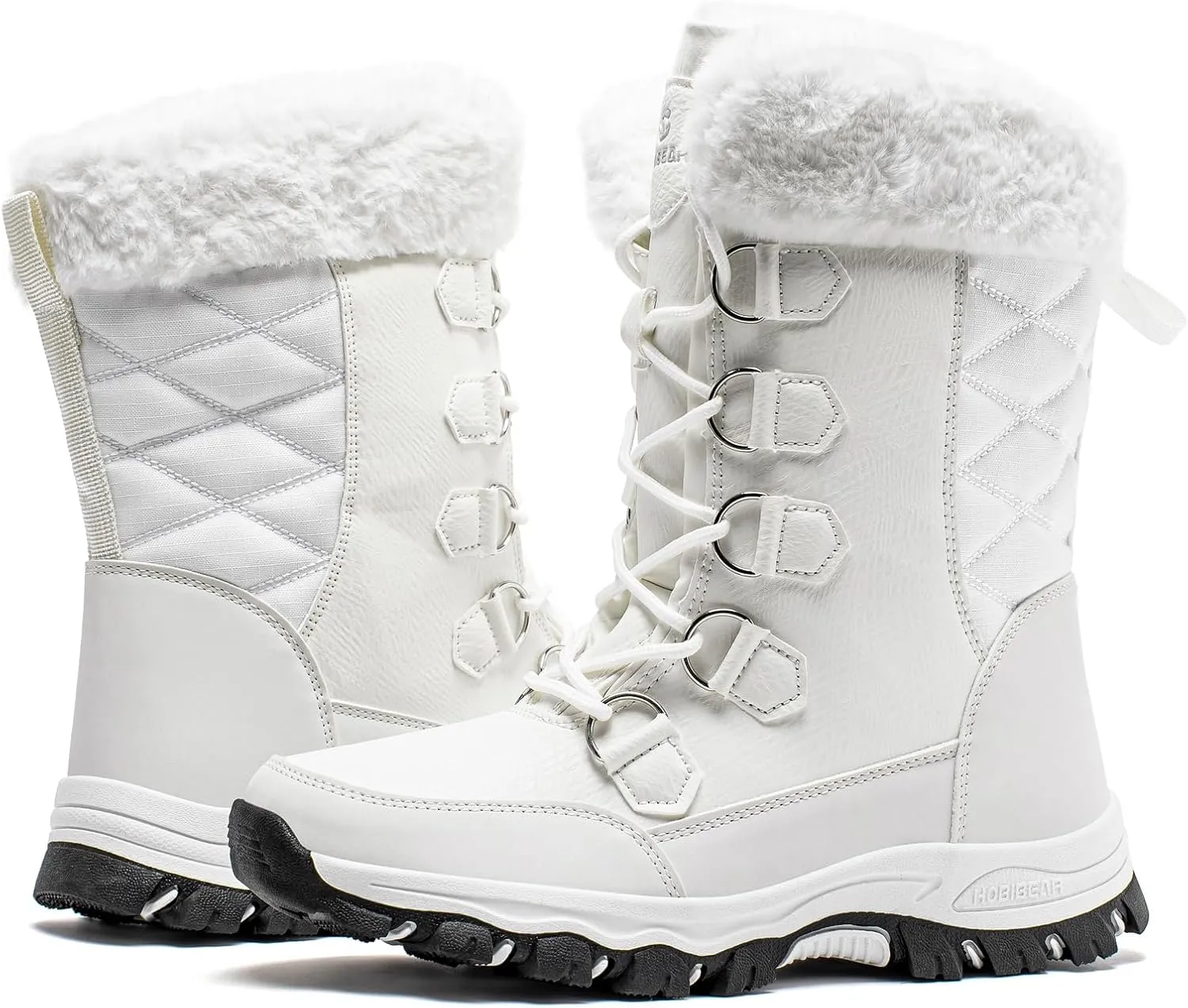 HOBIBEAR Girls Boys Kids Snow Boots Waterproof Slip Resistant Outdoor Winter Shoes(Kids/Little Kids/Big Kids)