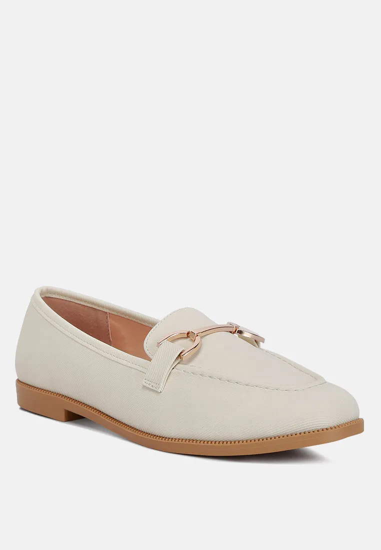 Horsebit Embellished Flat Loafers By Ruw
