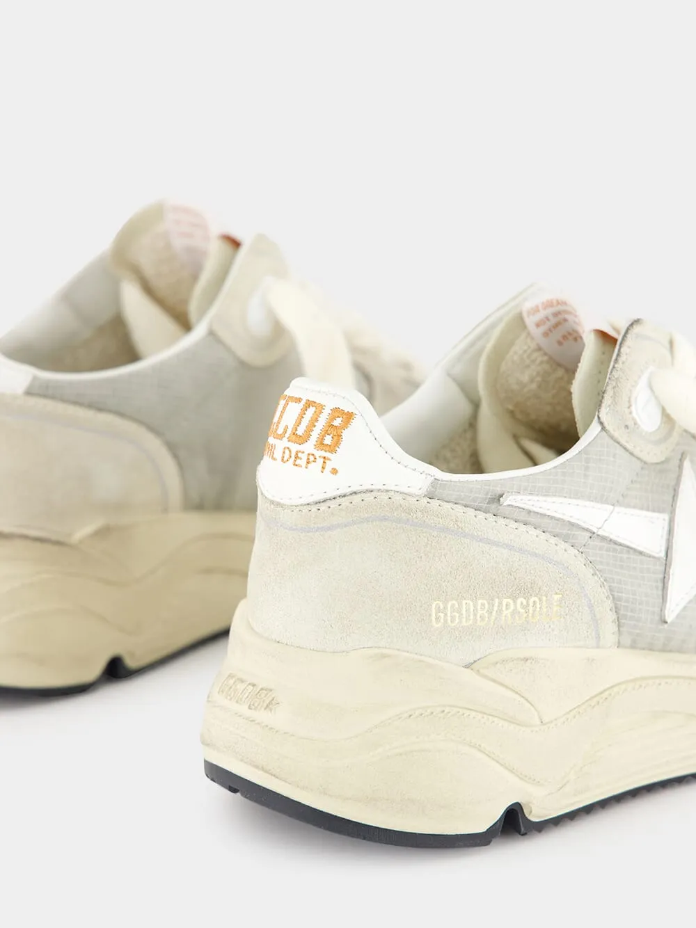 Ice and Eggnog Sneakers Leather Star and Heel