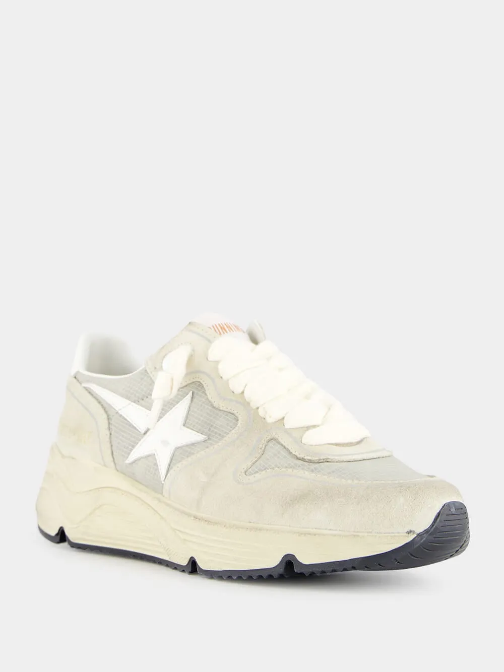Ice and Eggnog Sneakers Leather Star and Heel