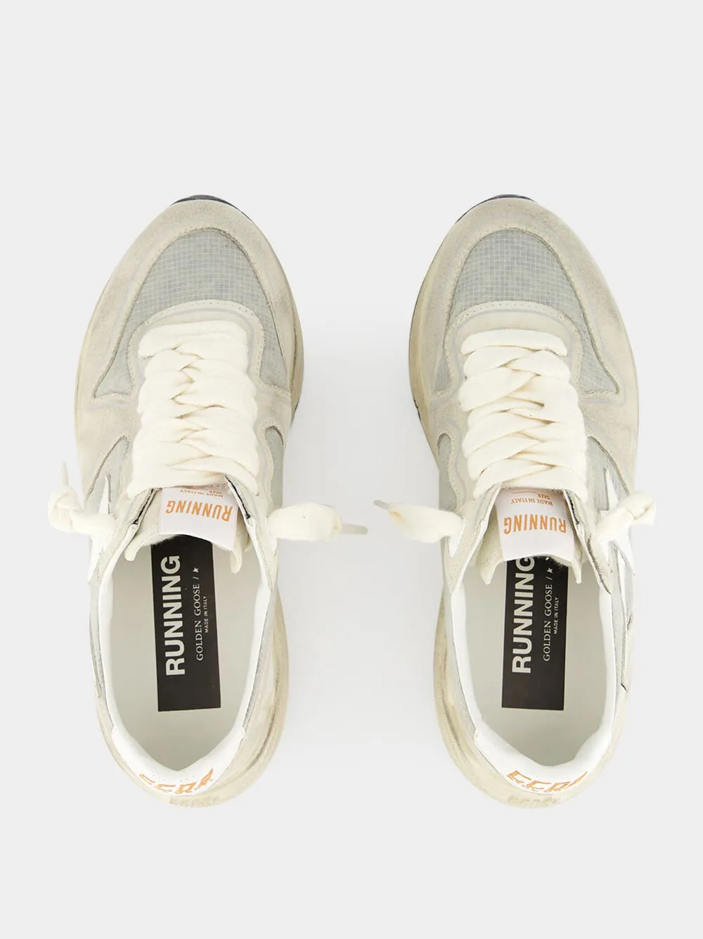 Ice and Eggnog Sneakers Leather Star and Heel