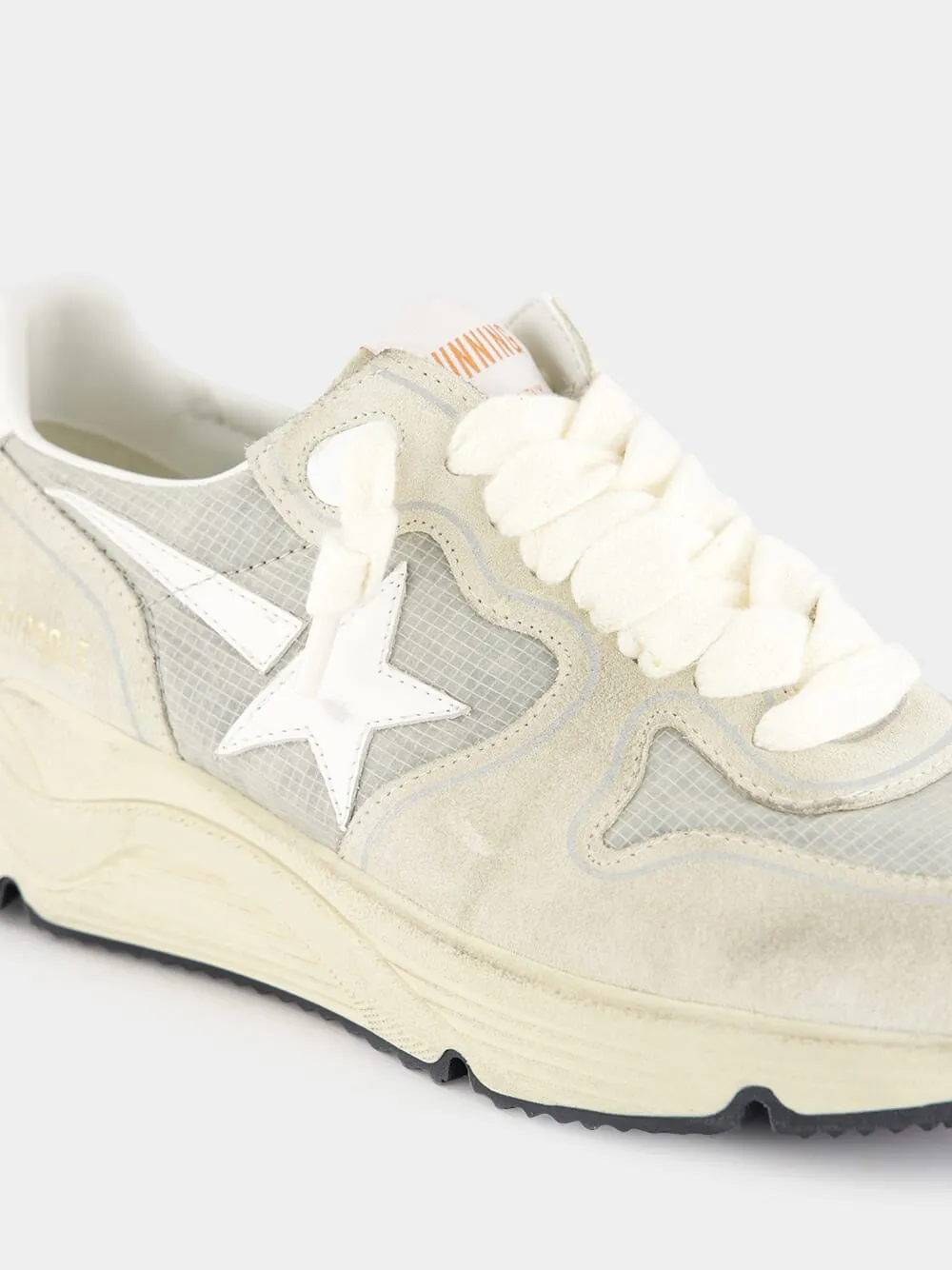 Ice and Eggnog Sneakers Leather Star and Heel