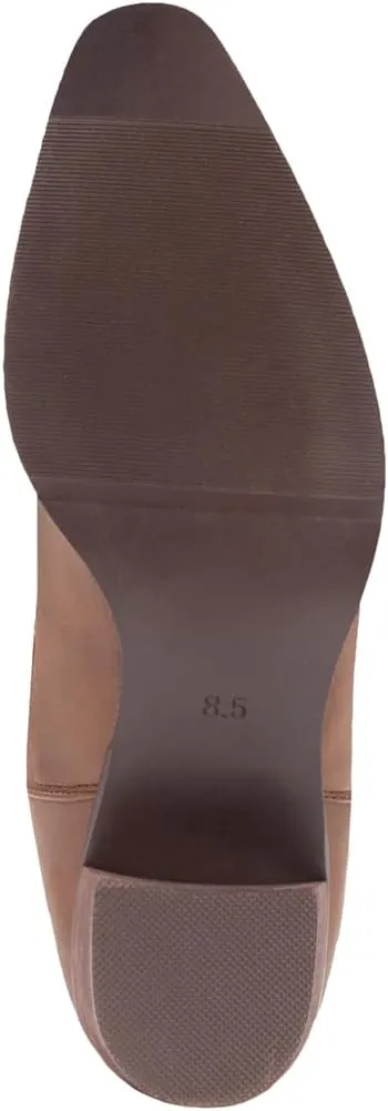 IUV Cowboy Boots For Women Pointy Toe Women's Western Boots Cowgirl Boots Mid Calf Boots