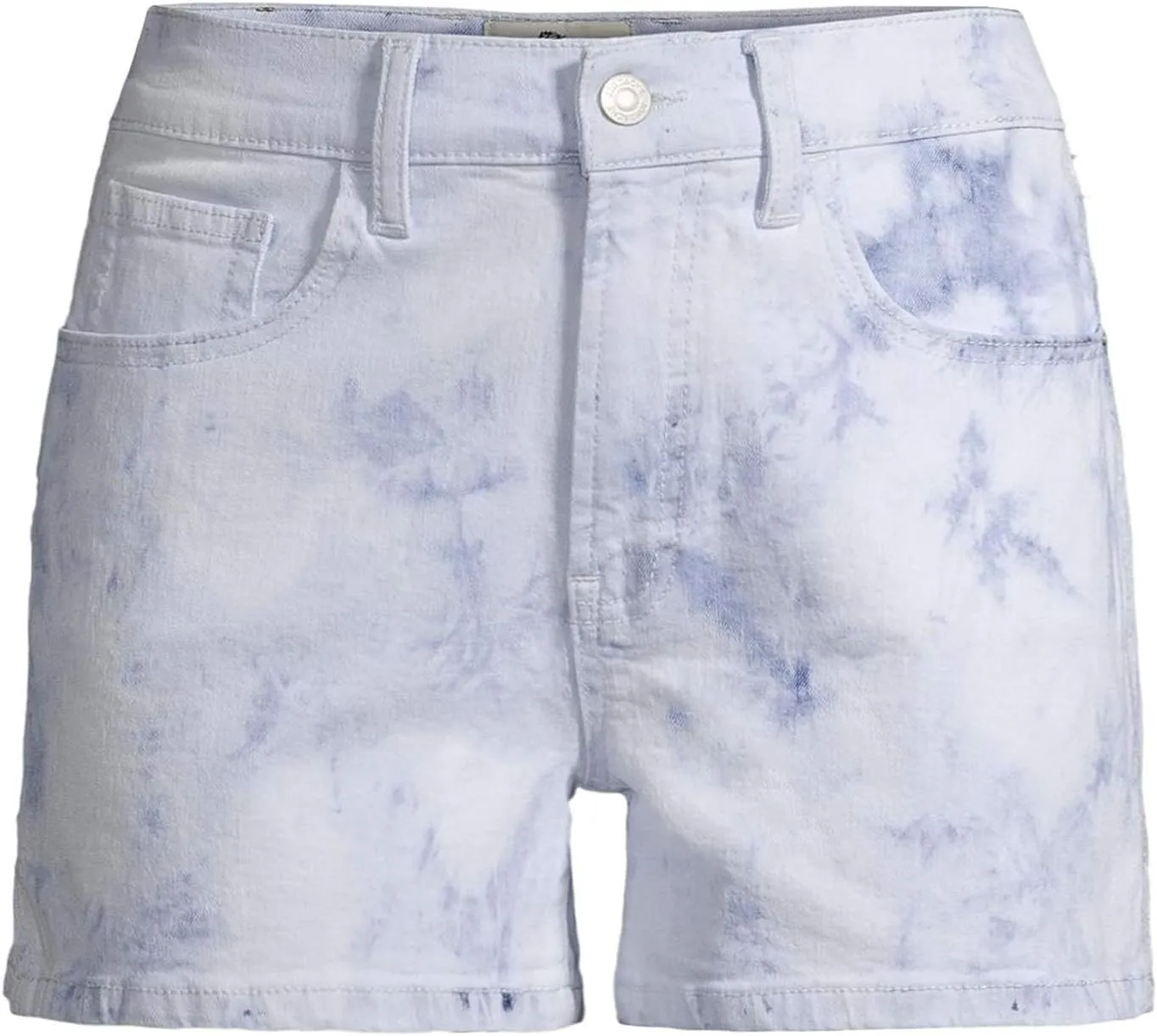 Jordache Vintage Women's Cindy Triple Needle High Rise Shorts (Acid Light Wash)