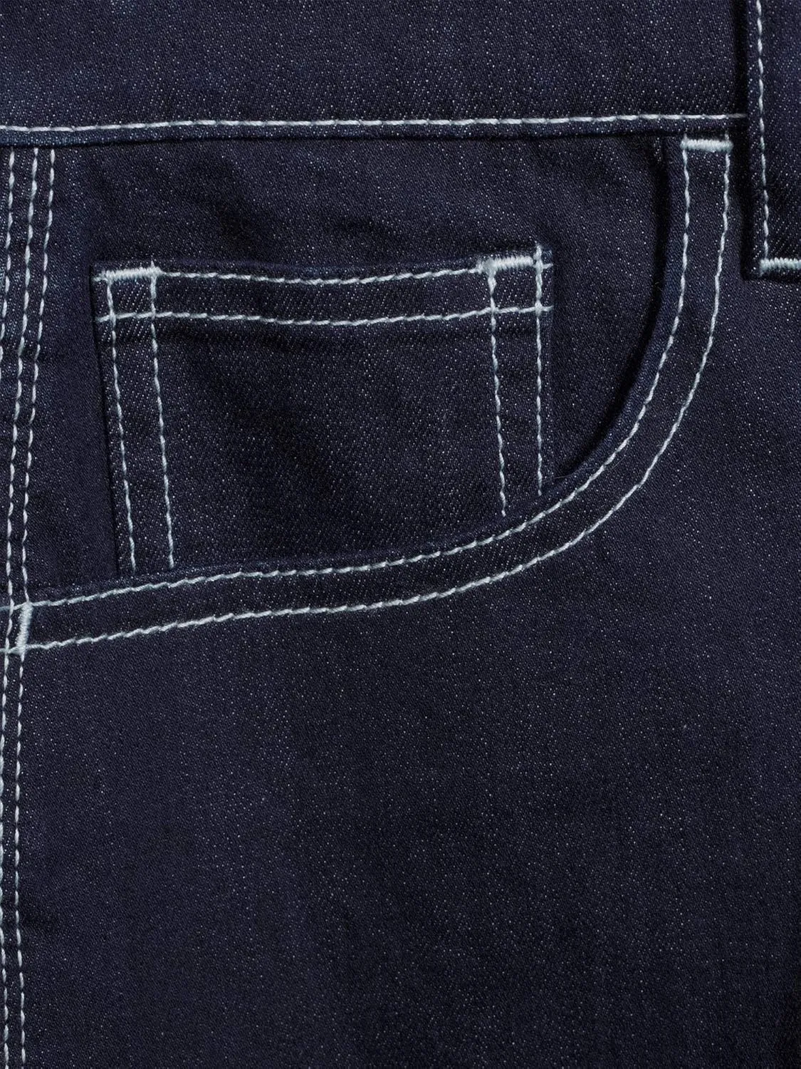 Jordache Vintage Women's Cindy Triple Needle High Rise Shorts (Dark Wash)