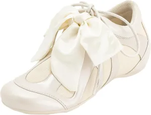 JW PEI Women's Rosie Bow Tie Low Top Sneakers