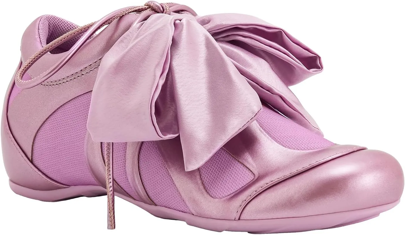 JW PEI Women's Rosie Bow Tie Low Top Sneakers