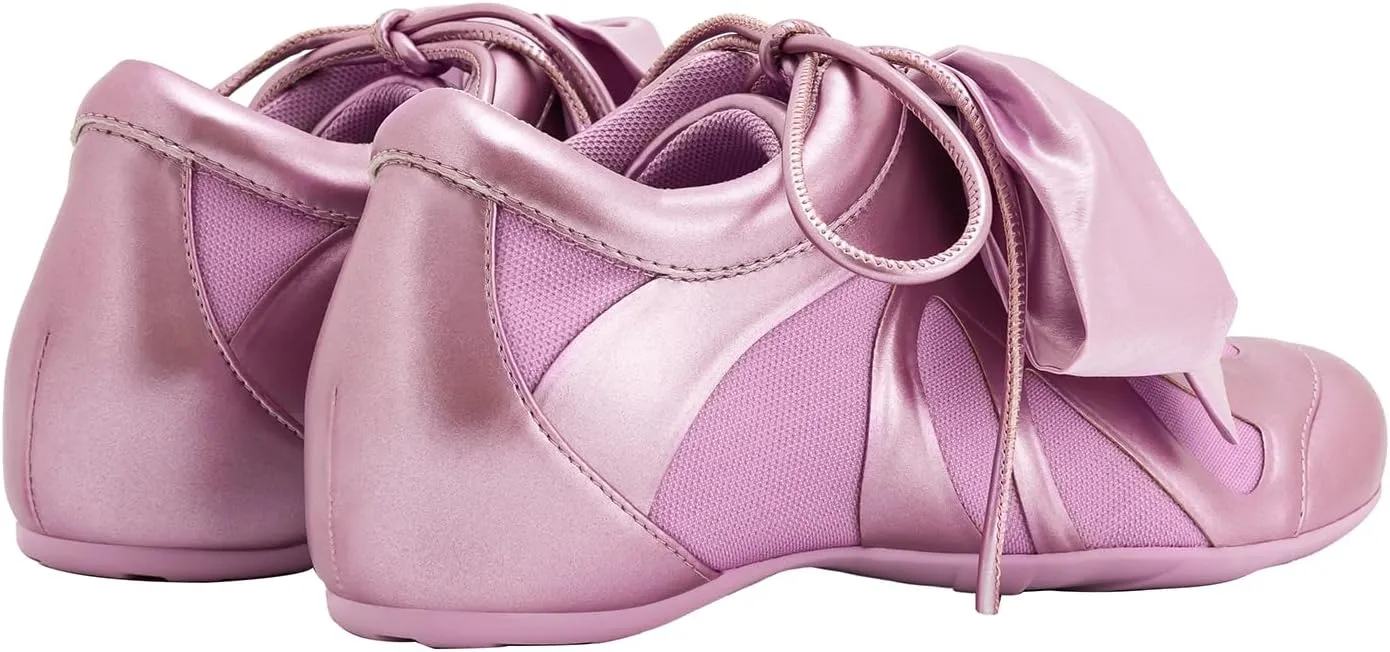 JW PEI Women's Rosie Bow Tie Low Top Sneakers