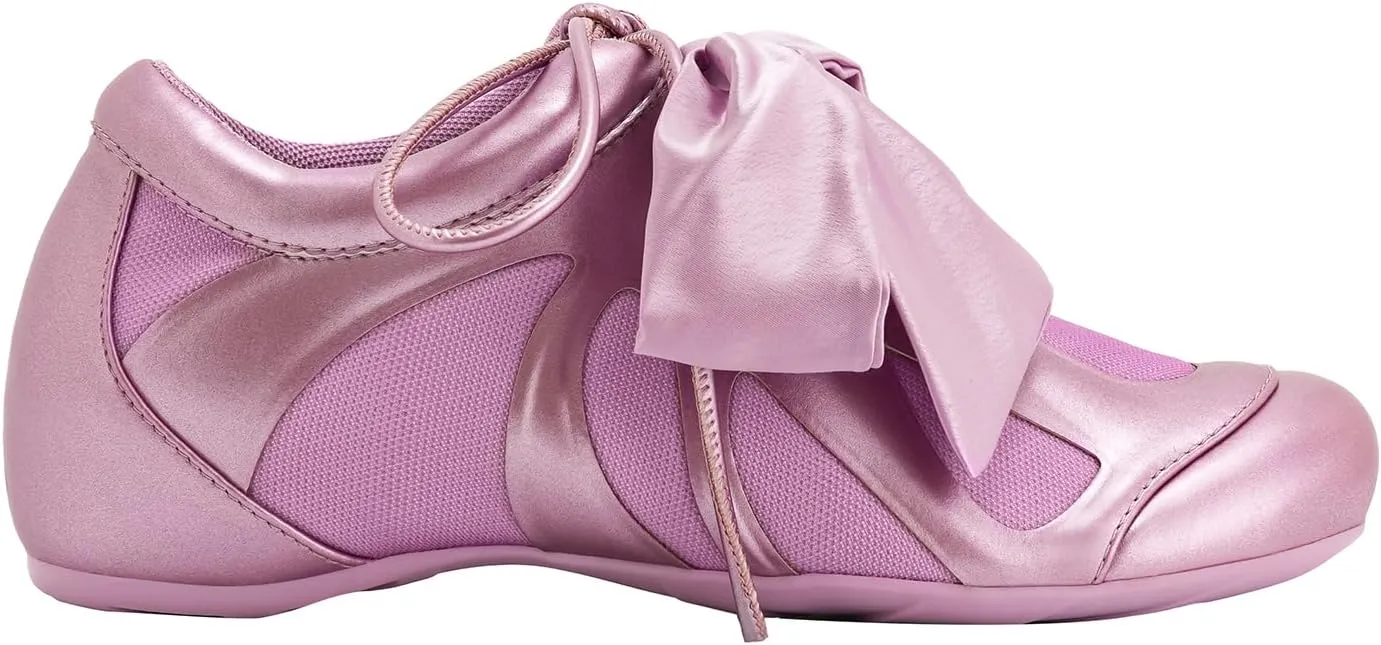 JW PEI Women's Rosie Bow Tie Low Top Sneakers
