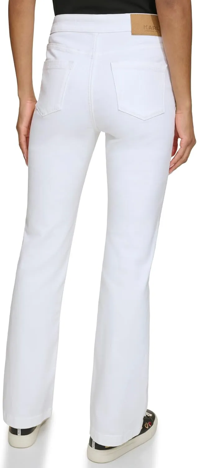 KARL LAGERFELD Women's Front Pocket Fashion Denim